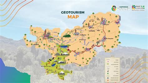 Mapa Geoturístico Geoparque Volcan del Ruiz