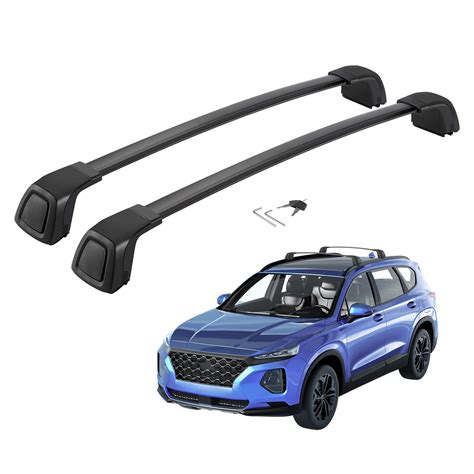 BougeRV Car Roof Rack Cross Bars For Hyundai Santa Fe 2019 2023 With