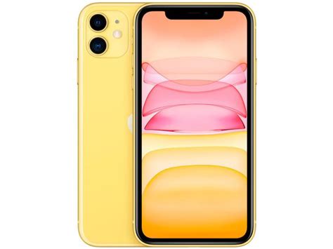 IPhone 11 Apple 64GB Amarelo 6 1 12MP IOS IPhone Magazine Luiza