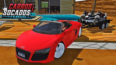 CARROS SOCADOS BRASIL EQUIPANDO UM CARRO ESPORTIVO AUDI R8 YouTube