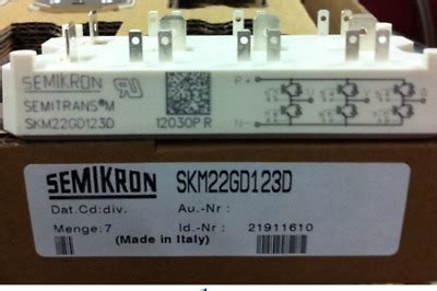 1PC New Semikron SKM22GD123D IGBT Module TT EBay