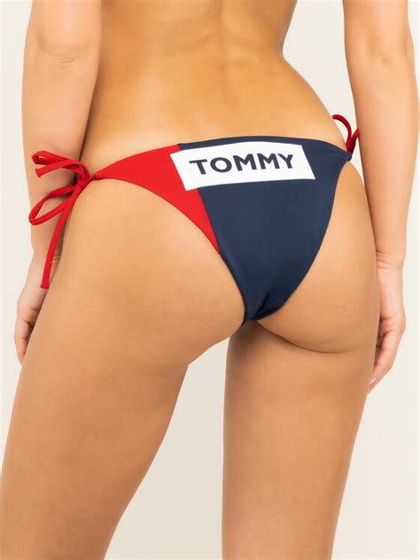 Tommy Hilfiger Bikini Unterteil Cheeky String Side Tie UW0UW01814 Bunt