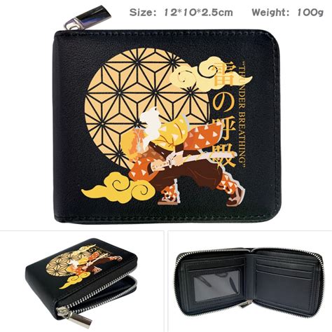 Demon Slayer Agatsuma Zenitsu Kamado Nezuko Cartoon Coin Purse Student