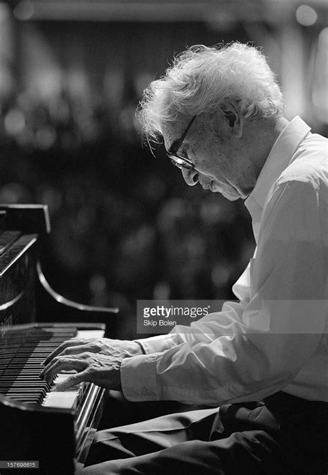 Jazz Pianist Dave Brubeck Performs During The 1999 New Orleans Jazz