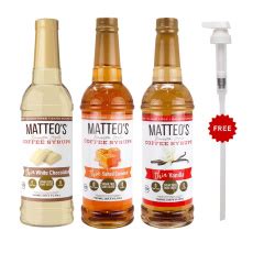 Matteos Sugar Free Keto Coffee Syrups At Natura Market