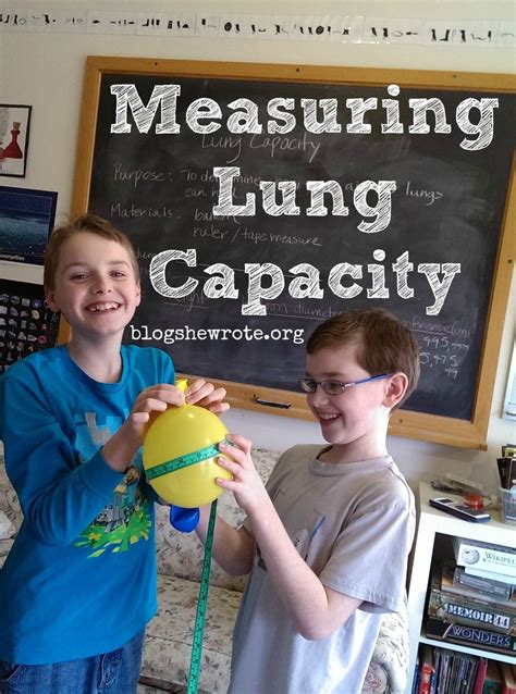 How To Measure Lung Capacity Human Body Science Science Lessons