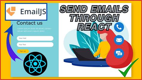 How To Send Emails Using React Through Emailjs Send Email Without