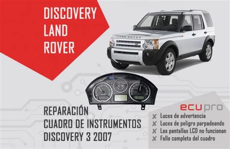 Reparación cuadro de instrumentos Land Rover Discovery 3 Ecupro