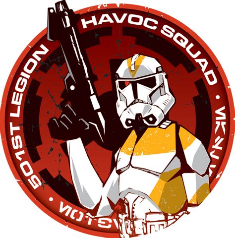 501St Legion Clone Character Fictional Squad Logo Transparent HQ PNG ...