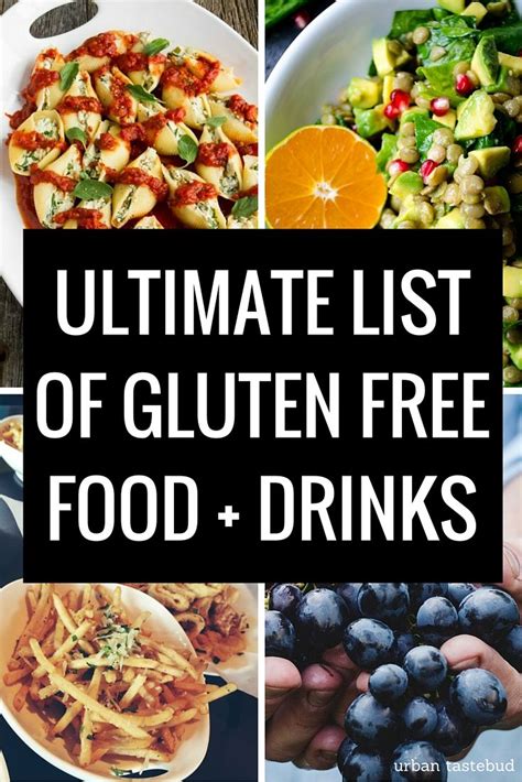 List Of Gluten Free Foods What You Can And Can T Eat Naturally