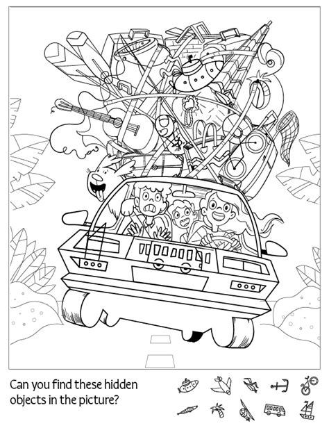 Hidden Picture Coloring Pages Printable - Infoupdate.org