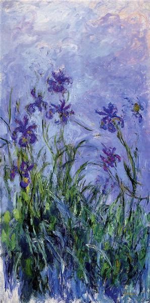 Lilac Irises, 1914 - 1917 - Claude Monet - WikiArt.org