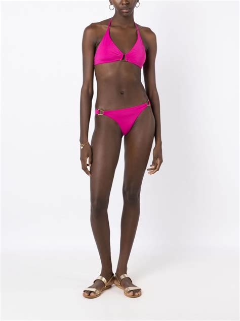 Lenny Niemeyer Top De Bikini Fruncido Con Moño Farfetch