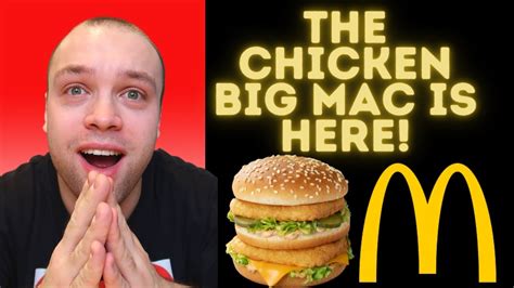 Mcdonalds Chicken Big Mac Is Here Mcdonalds Uk Food Review