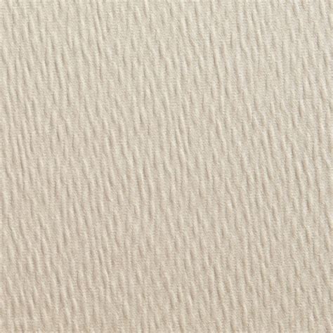 Ivory Solid Textured Wrinkle Look Upholstery Fabric By The Yard