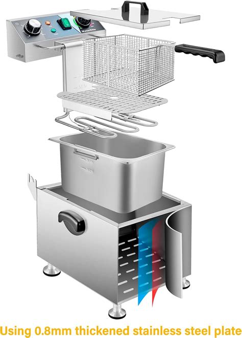 waterelfo   electric deep fryer instruction manual