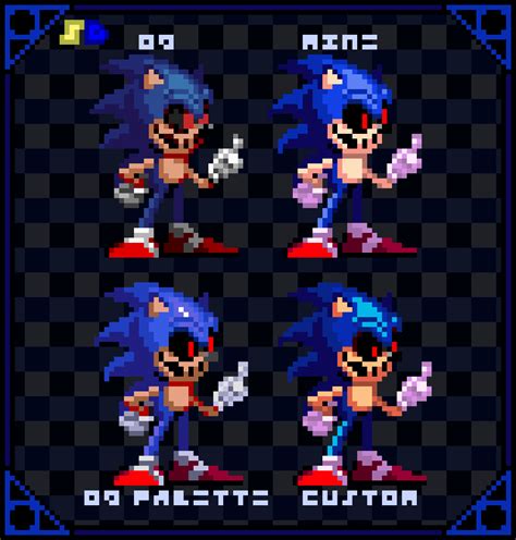 Pixilart - Sonic.EXE sprites by SpongeDrew