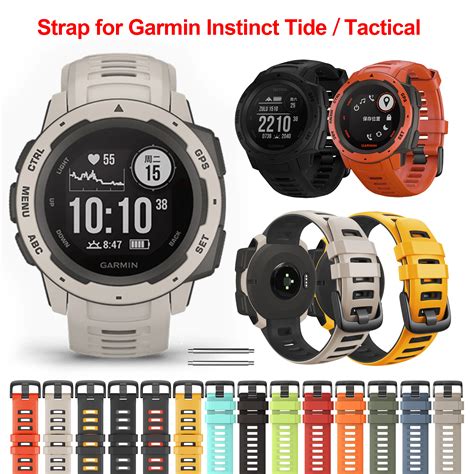 Garmin Instinct güneş spor bileklik bilezik için akıllı saat silikon