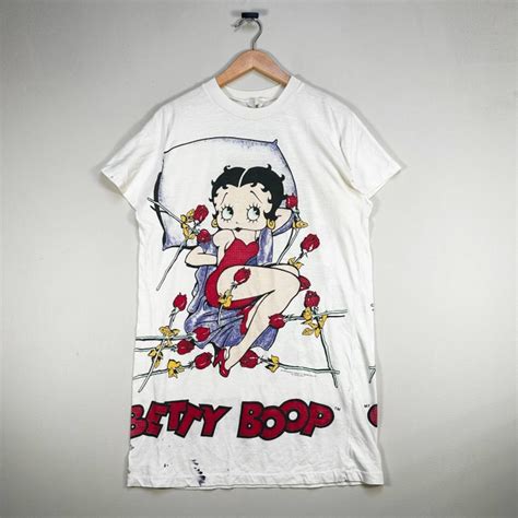 Streetwear Vintage 90s Betty Boop Big Print Front And Back Graphic Tee