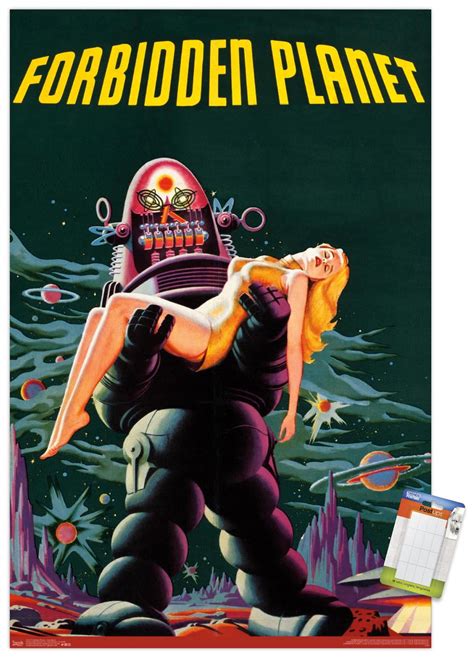 Forbidden Planet One Sheet Premium Poster And Poster Mount Bundle