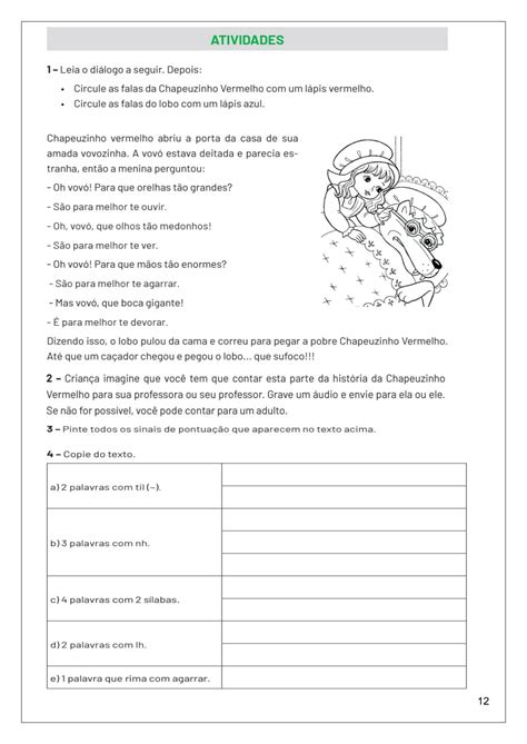 Exercícios Discurso Direto E Indireto 7 Ano Com Gabarito