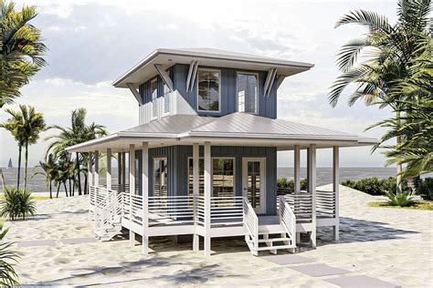 Beach Lover's Dream Tiny House Plan - 62575DJ | Architectural Designs ...