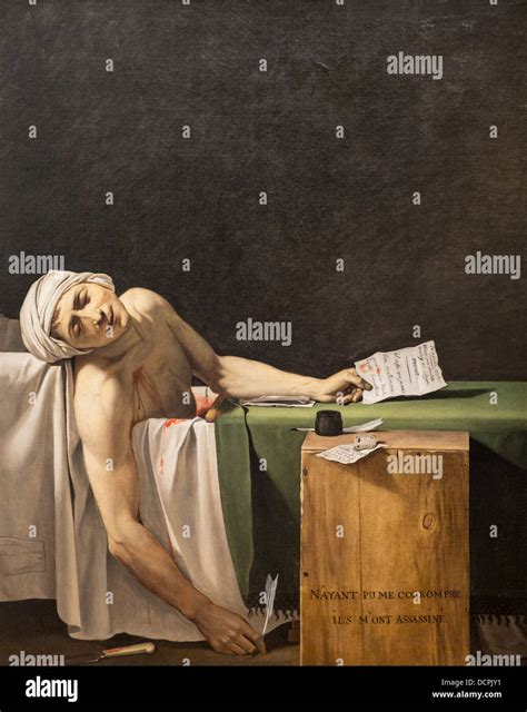 Siglo Xviii La Muerte De Marat Taller De Jacques Louis David