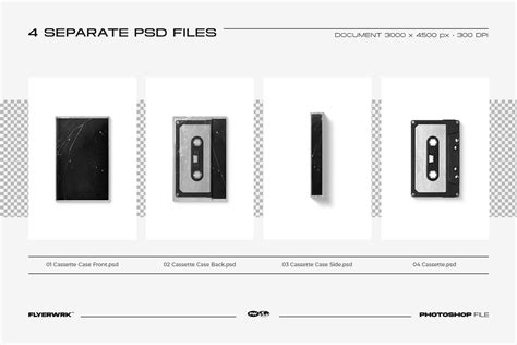 Cassette Mockup Volume 3 Flyerwrk