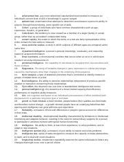 Unit 9 Vocab Docx 1 Achievement Test Any Norm Referenced