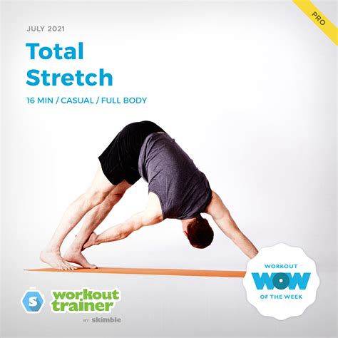 Skimbles Pro Workout Of The Week Total Stretch Workout Trainer App