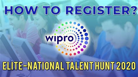 How To Register Wipro Elite National Talent Hunt Job U Apsit