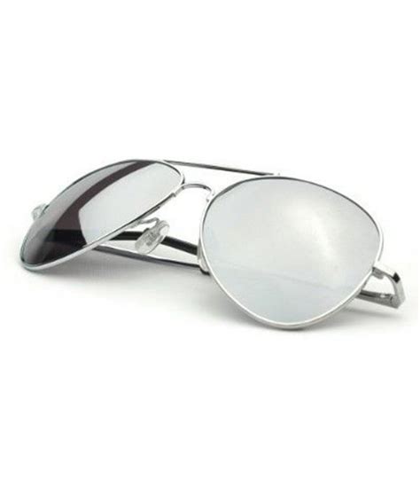 Classic Tear Drop Mirror Lens Aviator Sunglasses Men Gift Box