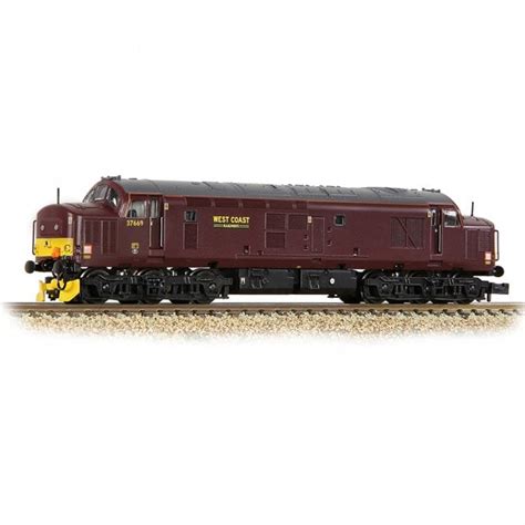 Graham Farish 371 172 Class 37 5 Refurbished 37669 Wcrc Maroon