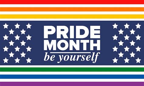 Premium Vector Lgbt Pride Month In June Lesbian Gay Bisexual Transgender Lgbt Flag Rainbow