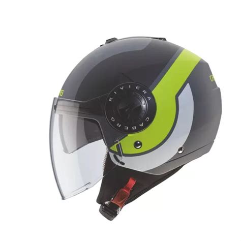 Casco Caberg Riviera V Abierto Sway Negro Amarillo En Venta En Mendoza