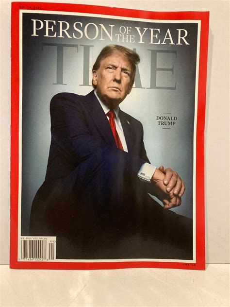 DONALD TRUMP TIME PERSON OF THE YEAR - TIME MAGAZINE - NEW | #4819113624