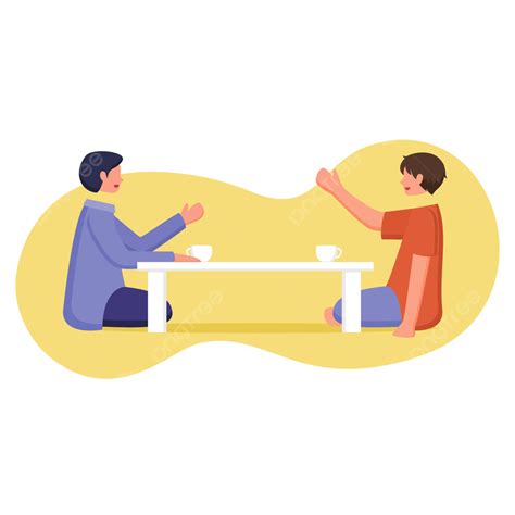 Talking With Friends While Drinking Coffee Talking Chatting Friends