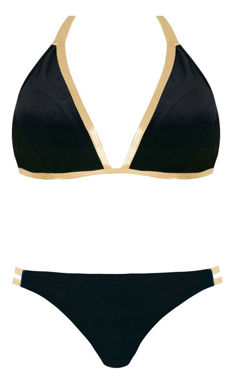 Strój kąpielowy dwuczęściowy zamszowy bikini Self oficjalne archiwum Allegro