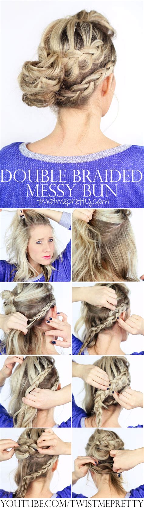 Braided Messy Bun Tutorial