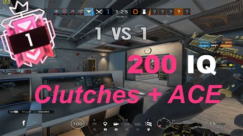 Insane EASY Champion Clutches ACE Rainbow Six Siege YouTube