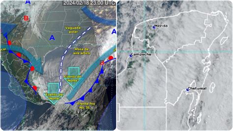 Heladez de hasta 13 grados vientos y algo de lluvia en Yucatán