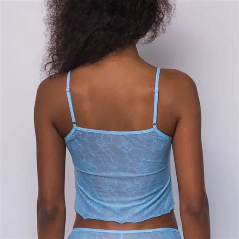 Rare Wicked Weasel Archive Sale Naked Desire Sky Blue Cami Top