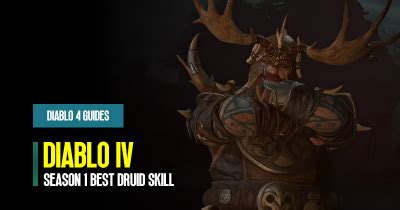 Which Are The Best Druid Skill For Diablo Season Druid Builds