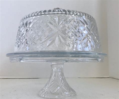 Shannon Crystal Godinger Dublin 4 In 1 Cake Dome 12 Etsy Cake Dome