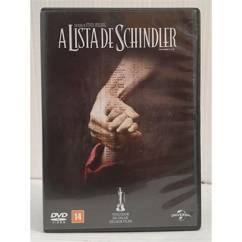 Dvd A Lista De Schindler Duplo Original Usado Shopee Brasil