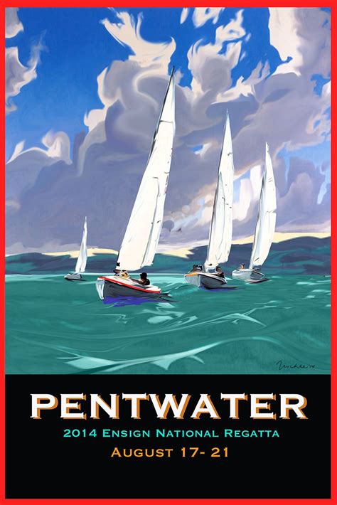 Retro Sailing Poster