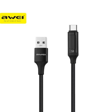 Awei Cl T M Pd W Usb To Type C Cables Fast Charging Data