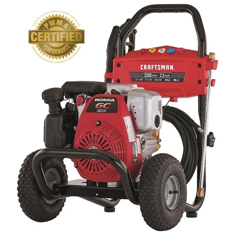 Craftsman 3300 Psi 23 Gallon Gpm Cold Water Gas Pressure Washer Carb In The Pressure Washers