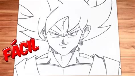 CÓmo Dibujar A Black Goku Paso A Paso A Lápiz Fácil Youtube