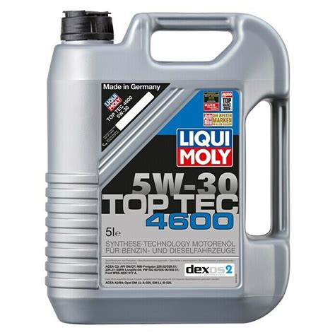 Liqui Moly Motoröl Top Tec 4600 (5W-30, C3, 5 l) | BAUHAUS